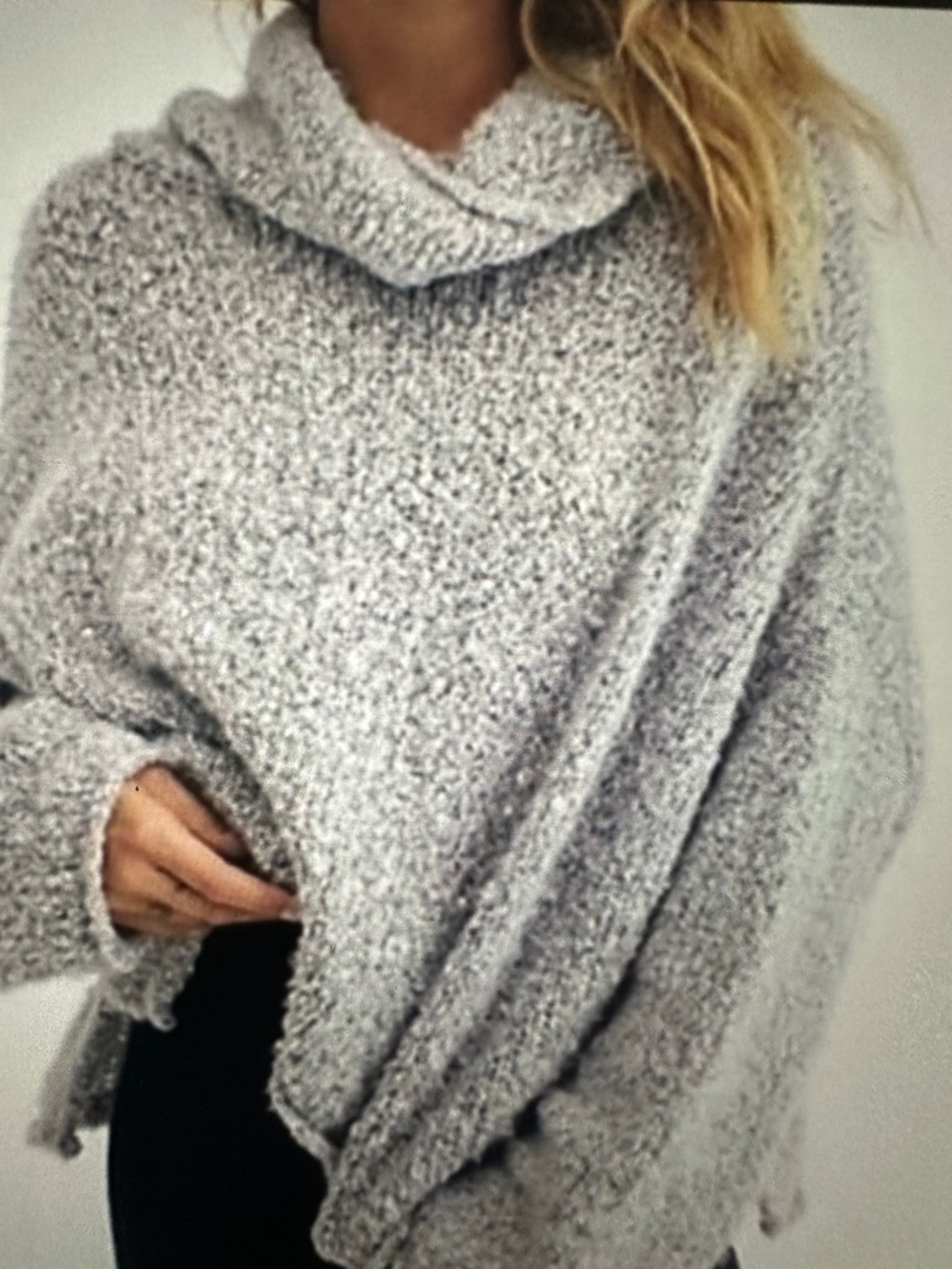 Free people BFF knit cowl neck Sweater
